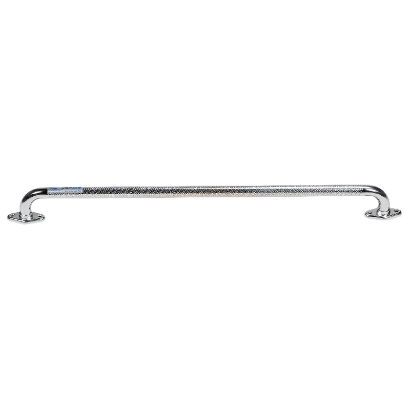 Dynarex Knurled Rotating Flange Grab Bars - Enhance safety and stability in your bathroom with durable, slip-resistant grab bars featuring a unique rotating flange design for versatile installation.