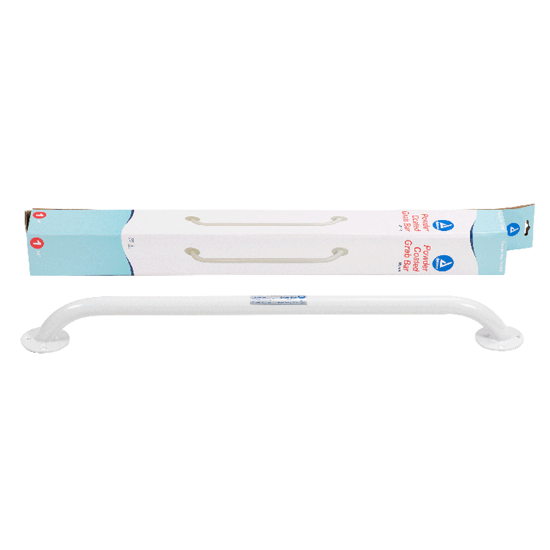 Dynarex Powder Coated Grab Bars - Durable, Non-Slip Safety Handrails for Bathroom & Home Use - Enhance Stability & Support for Seniors & Disabled Individuals.
