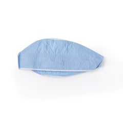 Bouffant Cap Halyard Large Blue Elastic Closure, Packaging Type- Box
