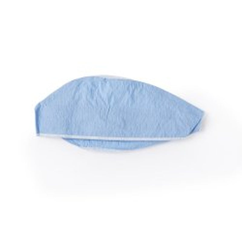 Bouffant Cap Halyard Large Blue Elastic Closure, Packaging Type- Box