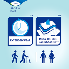 unisex adult incontinence brief tena proskin super x large disposable heavy absorbency packaging type case