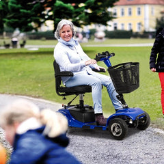 3/4 Wheel Mobility Scooters Electric Power Mobile Wheelchair for Seniors Adult with Basket Compact Duty Travel Scooter All Care Store