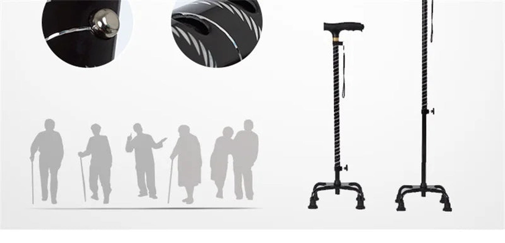 old peoples cane medical crutches folding led safety walking stick collapsible telescopic folding cane elder cane