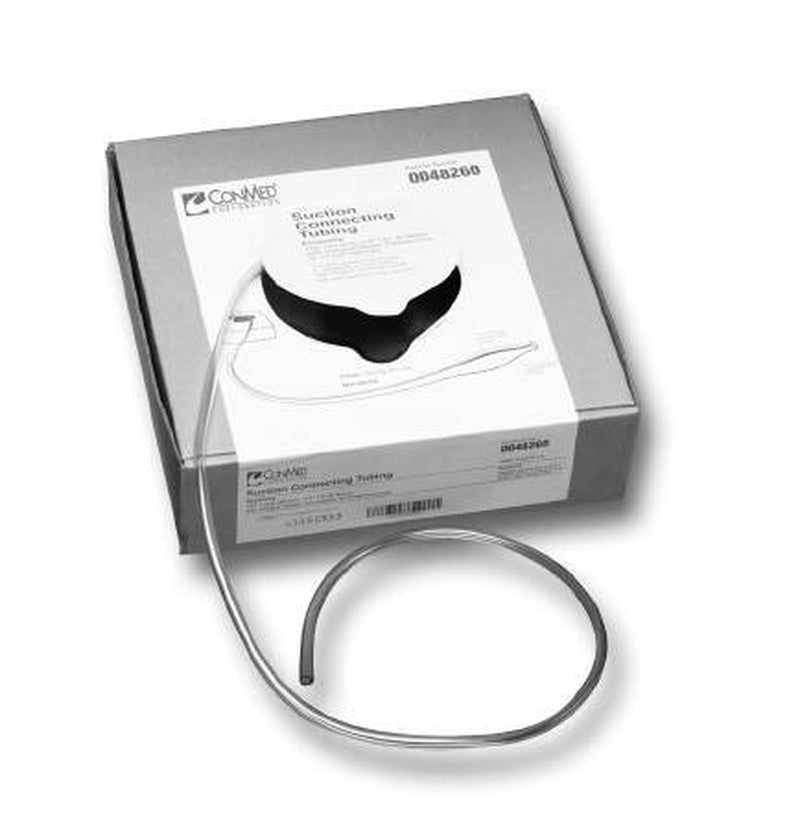 Bubble Tubing ConMed Clear 3/16 Inch I.D. 100 Foot Length Non Conductive Plastic NonSterile
