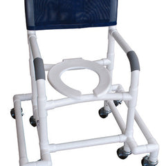 Shower Chair Pvc W/outrigger & Swivel Movement