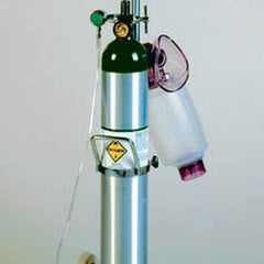 Crash Cart with E Tank & Resuscitator Bag
