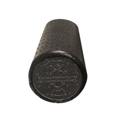 Cando Foam Roller Black Compos Extra Firm Round 6 X 12