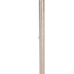 Deluxe Adjustable Cane Offset W/wrist Strap silver All Care Store
