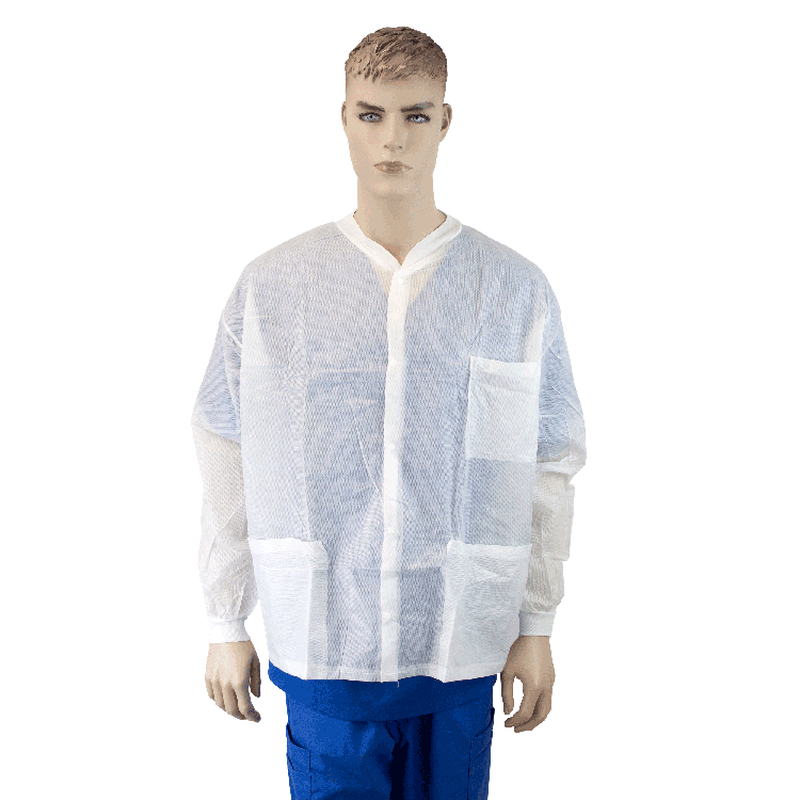 dynarex labjacket w pockets