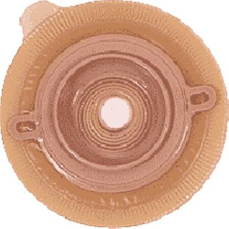 Ostomy Barrier Assura Precut, Extended Wear Silicone Based Adhesive 50 mm Flange Red Code System Synthetic Resin 1 3/16 Inch Opening