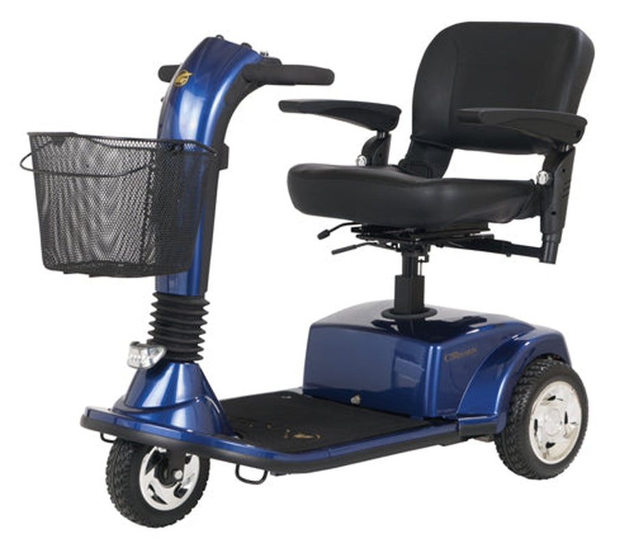 Companiontm 3-wheel Electric Scooter Arctic Mid-size, Blue and Red