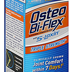 Joint Health Supplement Osteo Bi Flex with 5 Loxin Advanced Glucosamine 1,500 mg Strength Caplet 80 per Bottle
