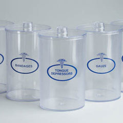 Sundry Jars- Plastic Labeled Set/5