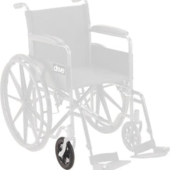 Drive Medical Caster Only For Silver Sport Wheelchair 19cm Pvc 1ea