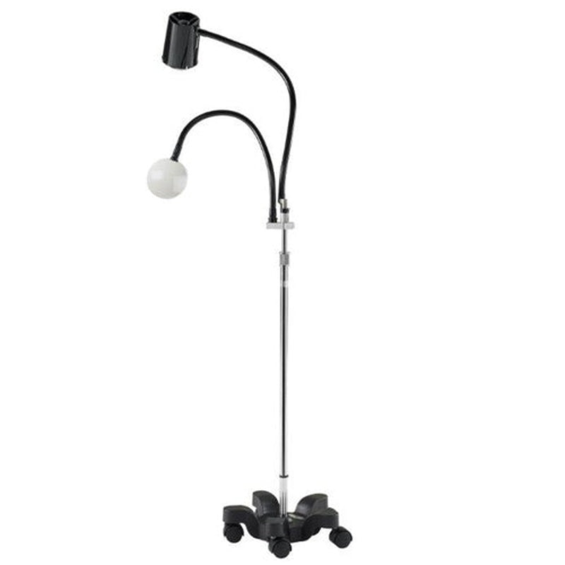 Exam Light Mobile W/ 2x Magnifier Black