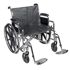 Wheelchair Std Dual-axle 22 W/rem Desk Arms & Elev Legrest