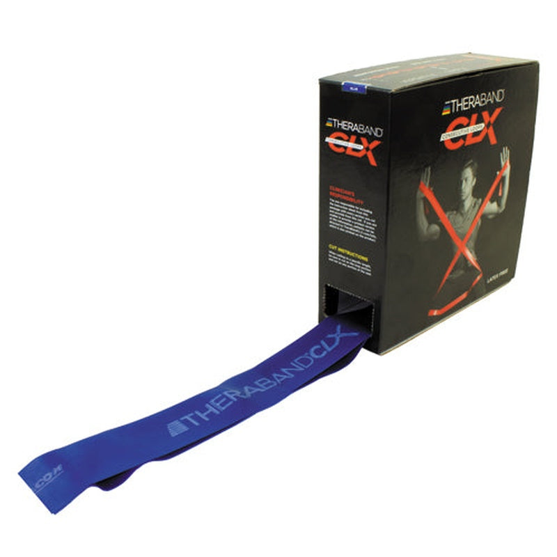 Blue TheraBand CLX 25 yard bulk roll