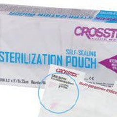 Sterilization Pouch Sure Check Ethylene Oxide (EO) Gas / Steam 5 1/4 X 10 Inch Transparent Self Seal Film