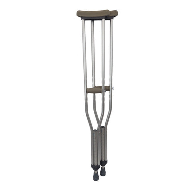 Walk With Me Aluminum Adj Crutches - Adult Cs/8pr
