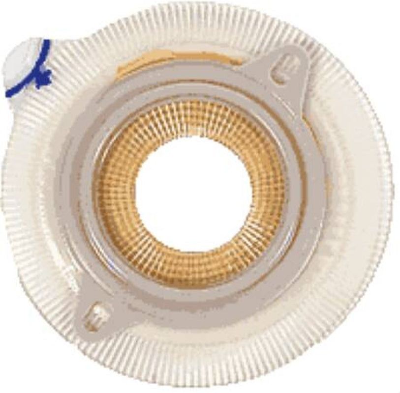 Ostomy Barrier Assura Xpro Precut, Extended Wear Silicone Based Adhesive 50 mm Flange Red Code System Synthetic Resin 1 Inch Opening