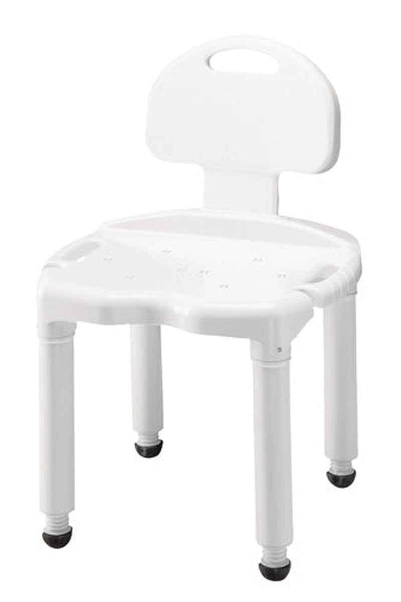 Bath Bench Composite W/ Back Knocked down carex All Care Store