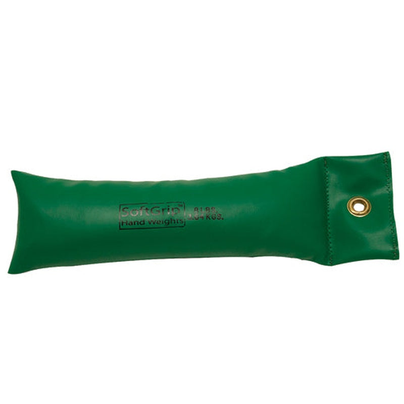 Softgrip Hand Weight 8 Lb Green
