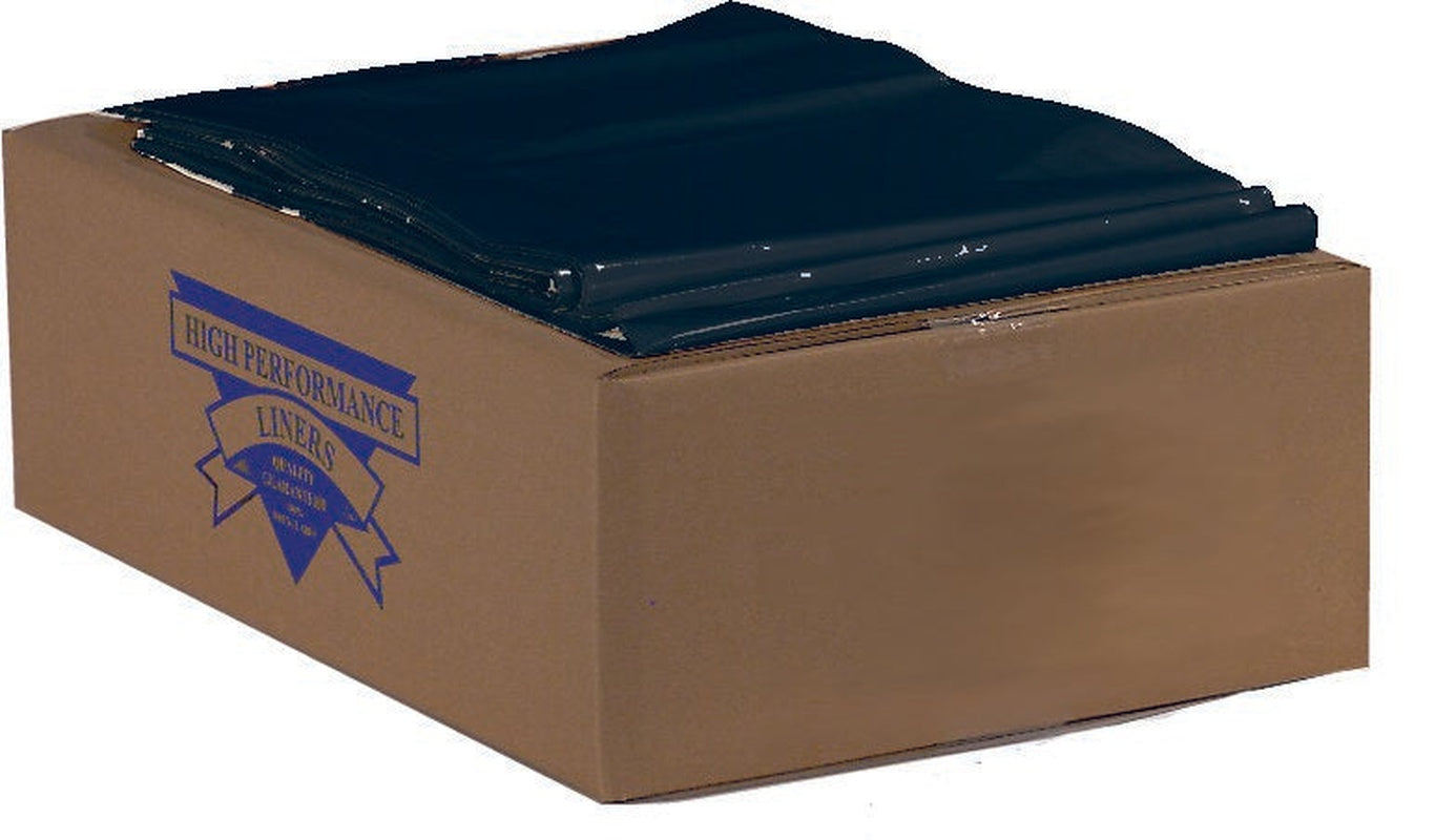 33 gallon black trash bags with strong stretch