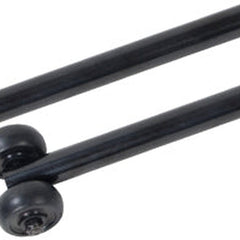 Anti tippers(pr) W/ Wheels For Drive Silver Sport 1 & 2 Black All Care Store