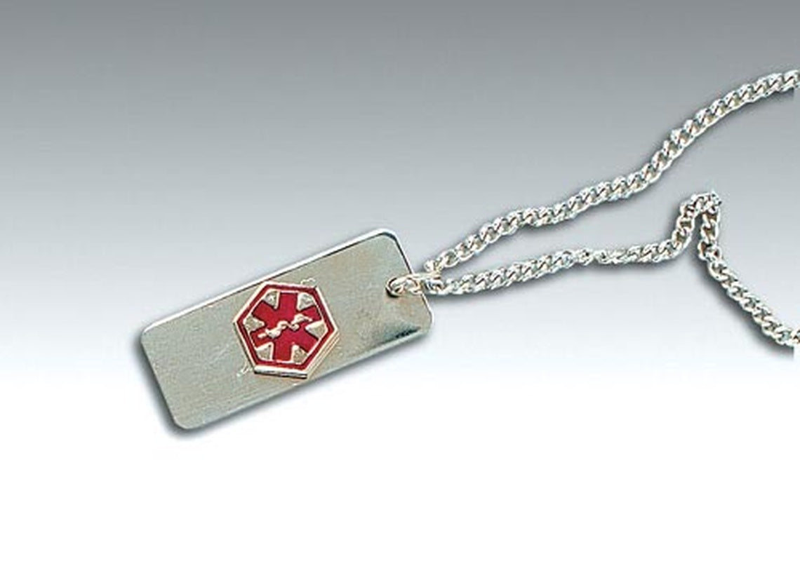 Medical Identification Jewelry necklace Heart All Care Store