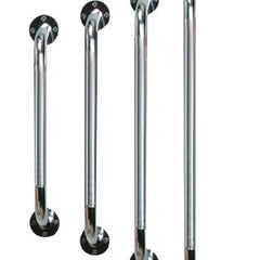 Wall Grab Bar drive Chrome Finish Knurled Steel