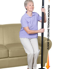 Security Pole Black