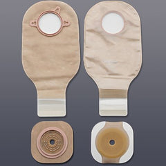 Ileostomy / Colostomy Pouch New Image Two Piece System 12 Inch Length Flat, Trim to Fit 2 1/4 Inch Stoma Drainable