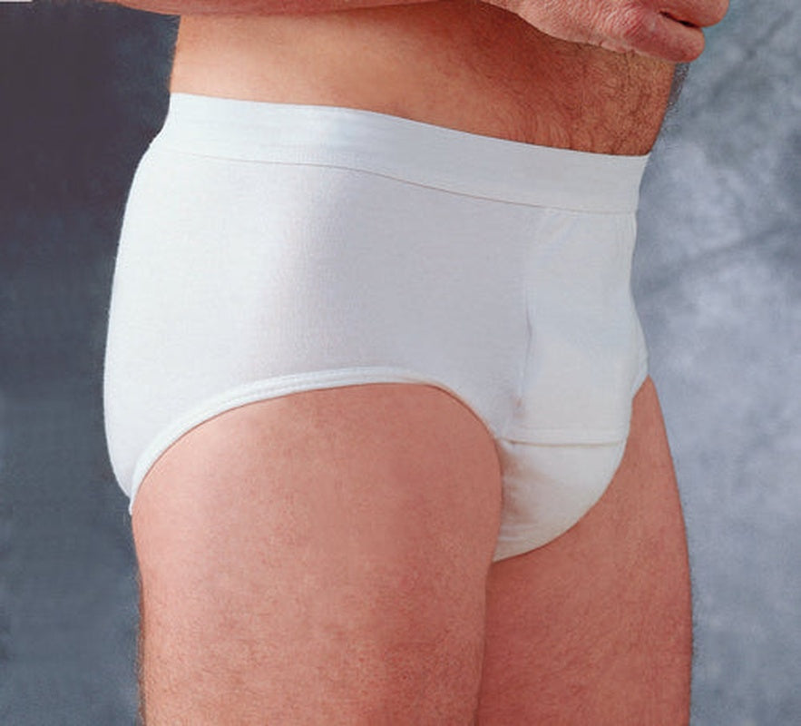 Healthdri Men's Heavy Cotton Brief Small 30 - 32