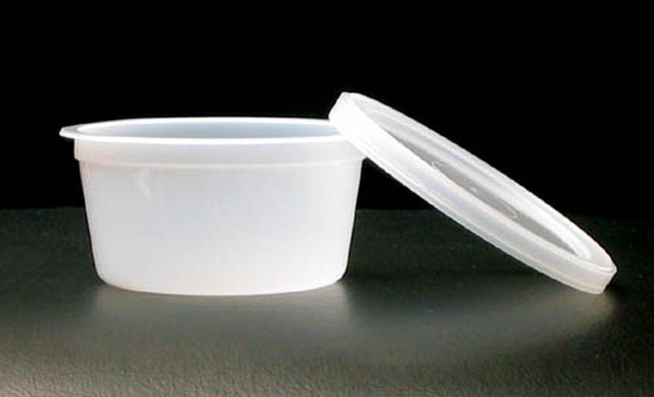 Therapy Putty Containers pk/25 W/ Lids Fits 2 Oz 3 Oz 4 Oz All Care Store