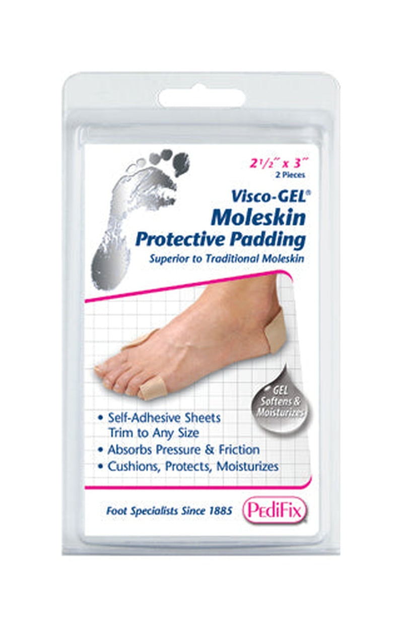 Visco Gel Moleskin 2 Per Pack 2 1/2 X 3 All Care Store