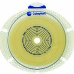 Ostomy Barrier SenSura Flex Xpro Trim to Fit, Standard Wear Double Layer Adhesive 50 mm Flange Red Code System 3/8 to 1 7/8 Inch Opening