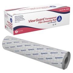 dynarex view guard transparent dressing rolls non sterile
