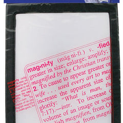 Magnifier Full Page Reading Fresnel 7 X10 W/border All Care Store