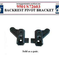 Back Rest Pivot Bracket (pair) For Rollator