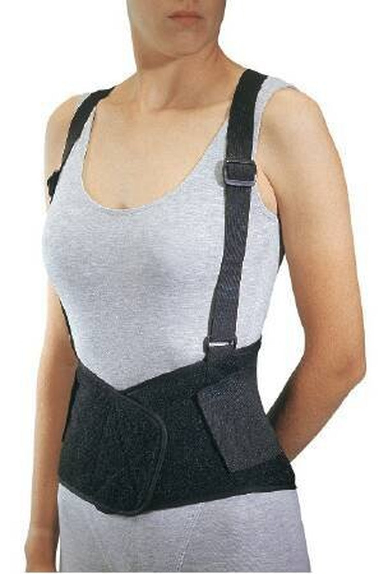 Occupational Back Support ProCare Industrial 2X Large Hook and Loop Closure 50 to 56 Inch Waist Circumference 8 Inch Height Adult