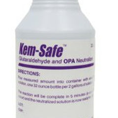 OPA / Glutaraldehyde Neutralizer Kem Safe RTU Liquid 32 oz. Bottle Single Use