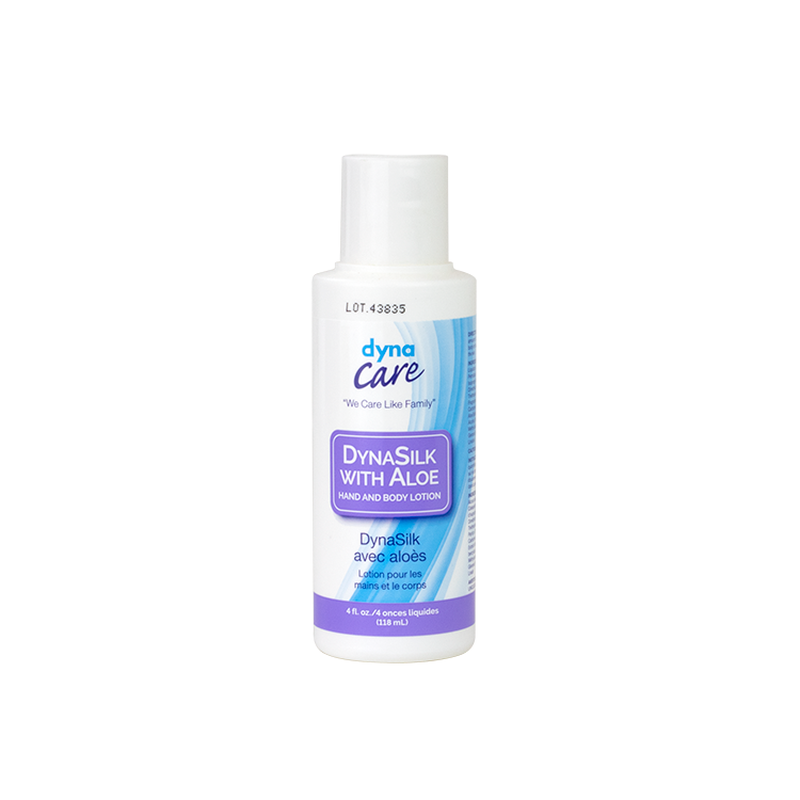 dynarex dynasilk with aloe hand and body lotion