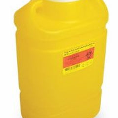 Chemotherapy Waste Container BD Yellow Base 12 H X 10 1/2 W X 7 1/2 D Inch Vertical Entry 3 Gallon