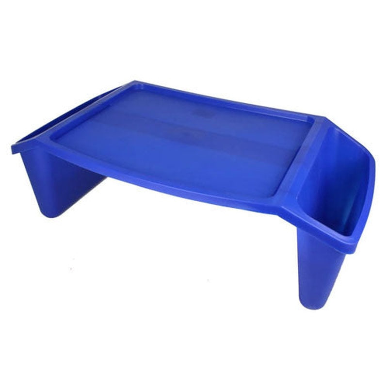 Bed Tray W/side Pockets Blue All Care Store