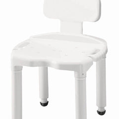 Carex Universal Bath Seat with Back for Seniors, Adult and Injured Persons, Supports Up To 400lbs, Shower Seat For Inside Shower