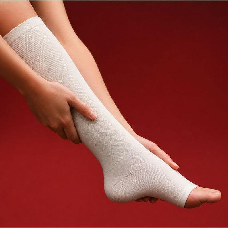 Elastic Tubular Support Bandage Tensoshape 13-7/10 X 15-1/5 Foot Below Knee Pull On Tan NonSterile Size C / D Standard Compression, Packaging Type- Each