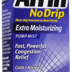 Sinus Relief Afrin No Drip Extra Moisturizing 0.05% Strength Nasal Spray 15 mL