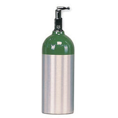 aluminum M9 oxygen cylinder with toggle valve