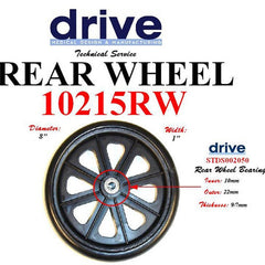 Caster 8 (rear) For #11053a/b Rollators (each)