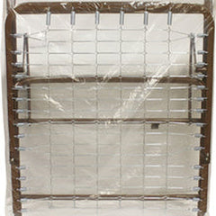 Clear Plastic 1/2 Split Spring Bed Cover, 1 mil, 36" x 7" x 45"